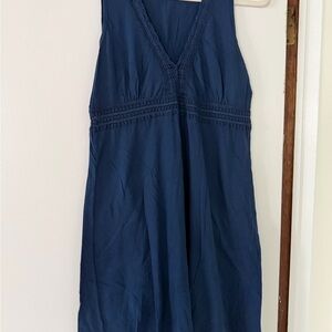 Navy Blue Sleeveless Dress by Yesno for Urban Outfitters